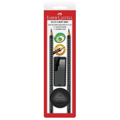 Lápis Grafite Faber Castell Grip Preto