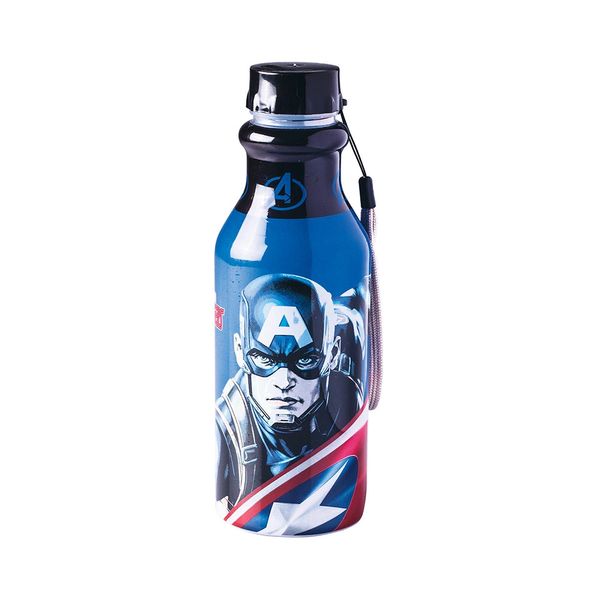 Garrafa Retrô Plasútil Capitão América 500ml