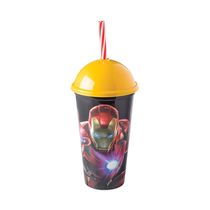 Copo Shake Plasútil Homem de Ferro 500ml