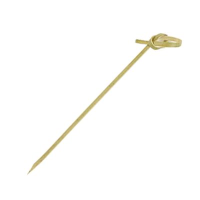 Palito para Petisco Silver Bambu Natural 12 cm com 20 unidades
