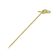 Palito para Petisco Silver Bambu Natural 12 cm com 20 unidades