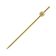 Palito para Petisco Silver Bambu Natural 12 cm com 20 unidades