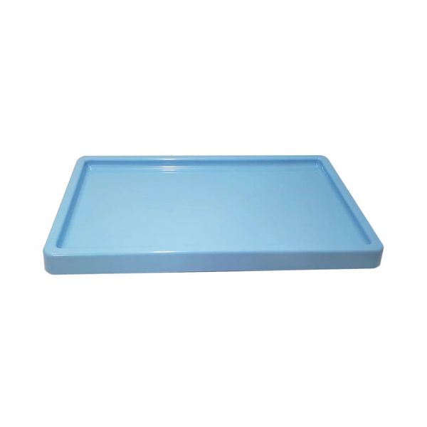 Bandeja Retangular Produfest Azul Bebê 30x25cm