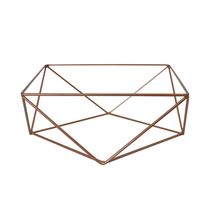 Base de Ferro Quadrada para Bandeja Produfest Cobre 30cm