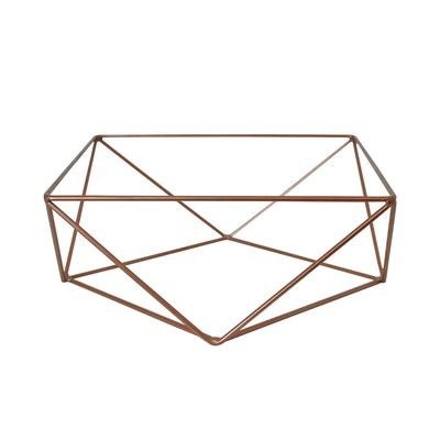 Base de Ferro Quadrada para Bandeja Produfest Cobre 30cm
