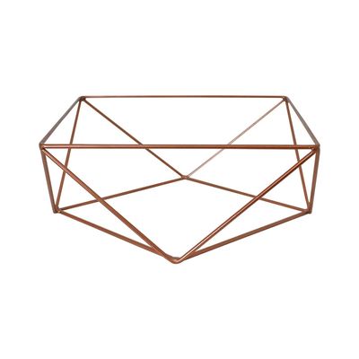 Base de Ferro Quadrada para Bandeja Produfest Cobre 30cm