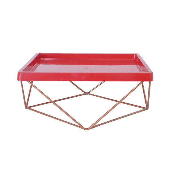 Base de Ferro Retangular para Bandeja Produfest Cobre 30cm Base de Ferro Retangular para Bandeja Produfest Cobre 30cm
