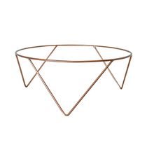 Base de Ferro Redonda para Bandeja Produfest Cobre 30cm