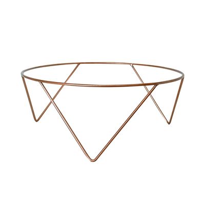 Base de Ferro Redonda para Bandeja Produfest Cobre 30cm