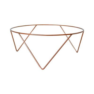 Base de Ferro Redonda para Bandeja Produfest Cobre 30cm