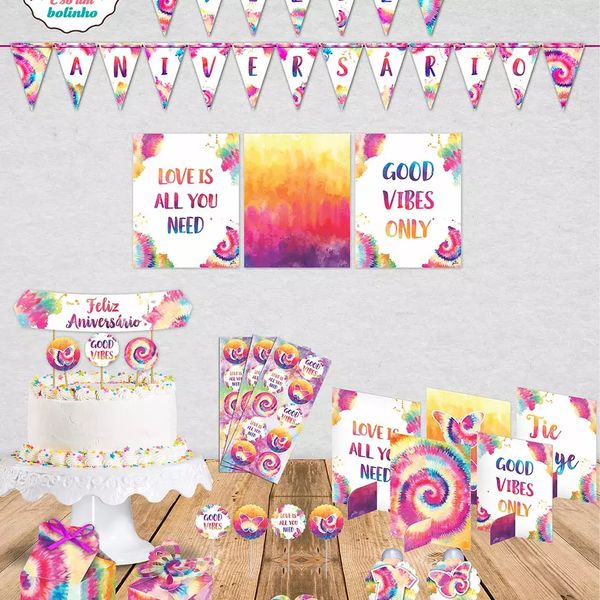 Kit Festa Completa Junco Tie Dye