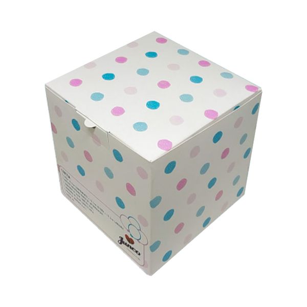 Caixa Chá Revelação Junco Branco com Bolinhas Caixa Chá Revelação Junco Branco com Bolinhas