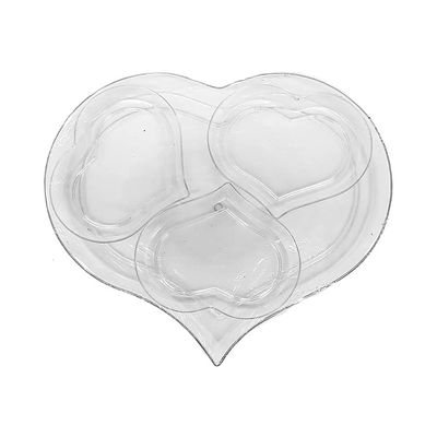 Prato Kit Coração Lsc Toys Transparente