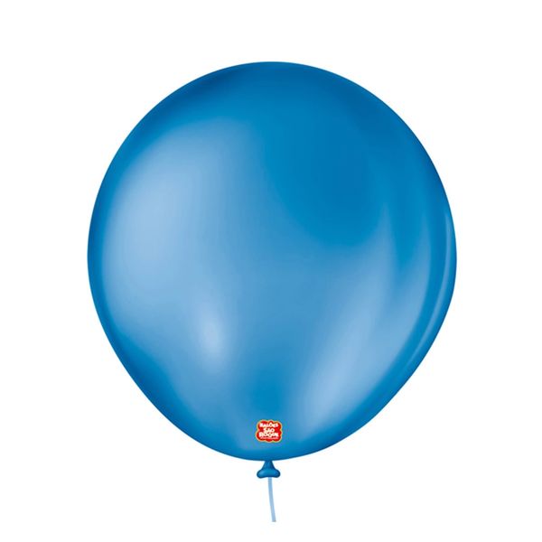 Balão São Roque Imperial Nº 8 Azul cobalto com 50 Unidades