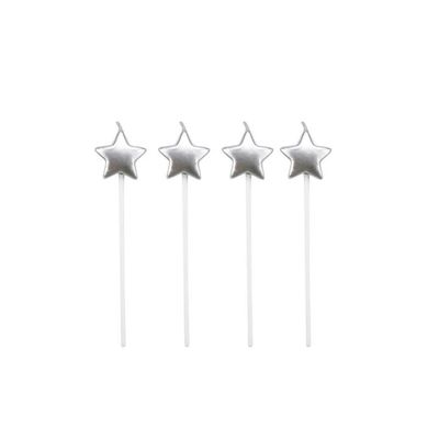Vela Silver Estrela Prata