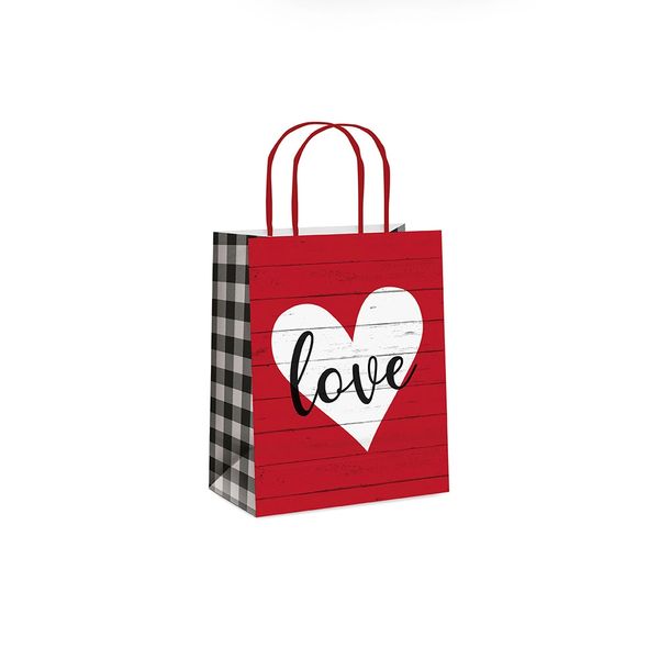 Sacola Papel Cromus Meu Amor M 26cmx19cmx9,5cm