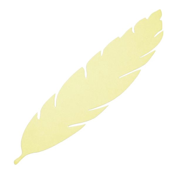 Folhagem Bananeira Amarelo Candy Color de Papel com 8 Unidades P
