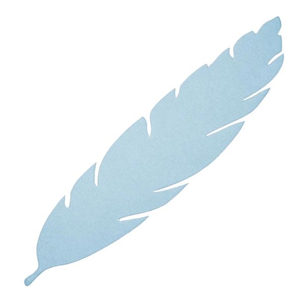 Folhagem Bananeira Azul Candy Color de Papel com 8 Unidades P