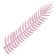 Folhagem Espinha de Peixe Rosa Candy Color de Papel com 8 Unidades G
