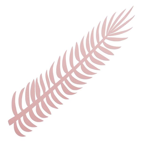 Folhagem Espinha de Peixe Rosa Degradê de Papel com 8 Unidades G