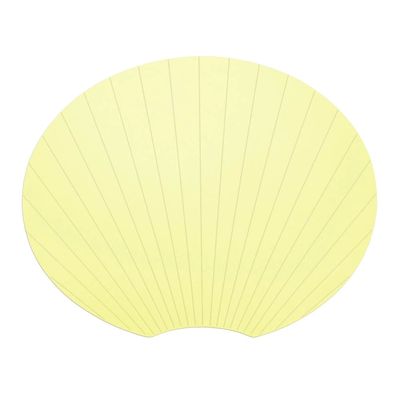 Folhagem Latânia Fechada Amarelo Candy Color de Papel com 8 Unidades
