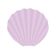 Folhagem Latânia Fechada Rosa Candy Color de Papel com 8 Unidades