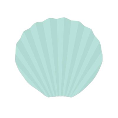 Folhagem Latânia Fechada Verde Candy Color de Papel com 8 Unidades