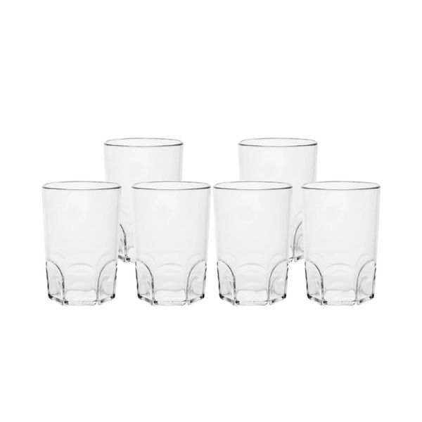 Kit Mini Copo Bezavel 60ml com 6 Unidades Transparente Kit Mini Copo Bezavel 60ml com 6 Unidades Transparente