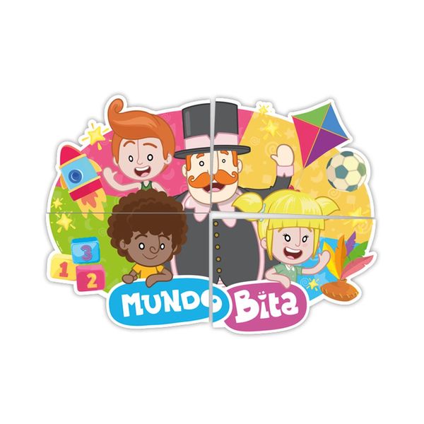 Painel Decorativo de Papel Regina 126x88cm Mundo Bita 2