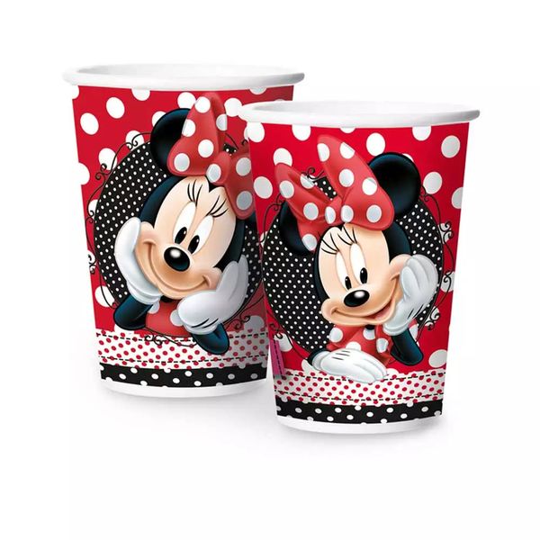 Copo de Papel Regina Minnie 180ml com 12 Unidades