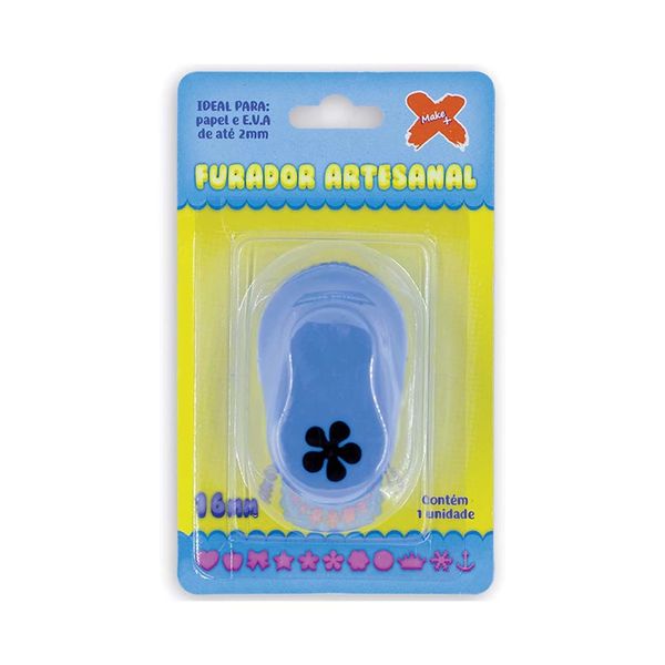Furador Eva 16mm Flor Hélice Blister Furador Eva 16mm Flor Hélice Blister