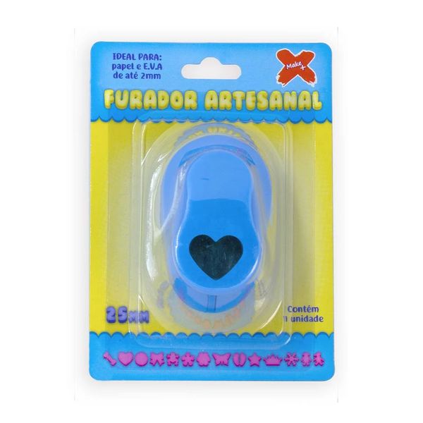 Furador Eva 25mm Coração Blister