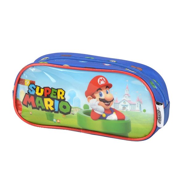 Estojo Escolar Luxcel Mario - Item Sortido