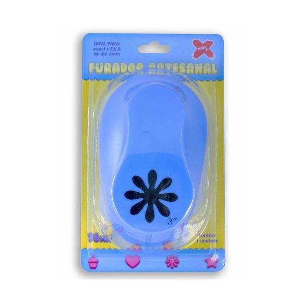 Furador Eva 76mm Flor Blister Furador Eva 76mm Flor Blister