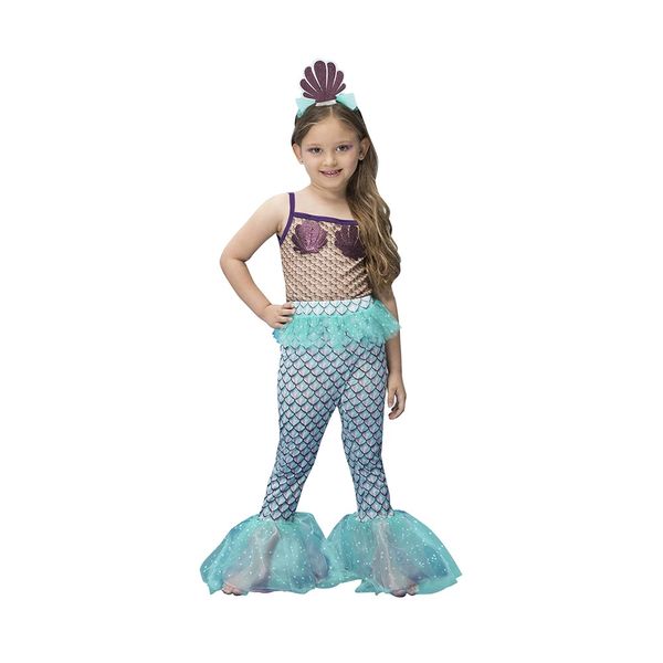 Fantasia Super Sereia Acqua Tamanho G Fantasia Super Sereia Acqua Tamanho G