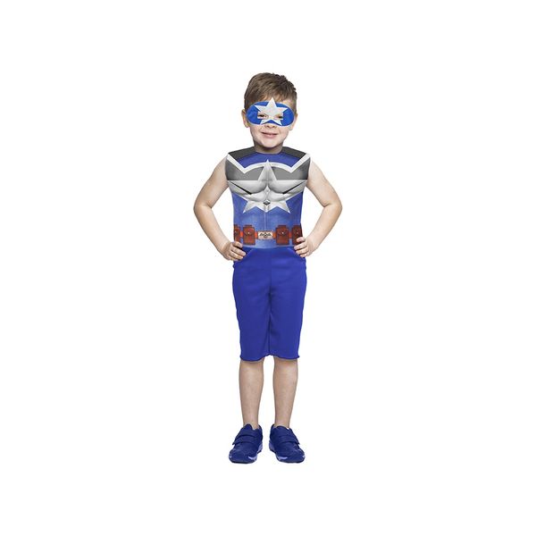 Fantasia Super Major Estelar Tamanho M Fantasia Super Major Estelar Tamanho M