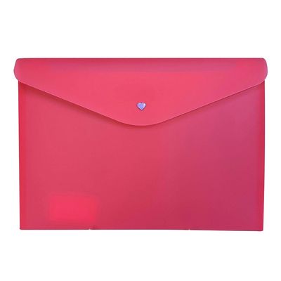 Envelope A4 Dello Full Color com Botão Pink