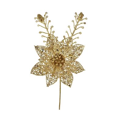 Pick Bico de Papagaio Grillo com Glitter Dourado