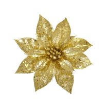 Haste Bico de Papagaio Grillo com Glitter com Clip Dourado