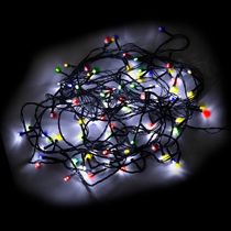 Pisca Led DeA 100 Lâmpadas 220V 8 Funções Fio Verde 8m Colorido