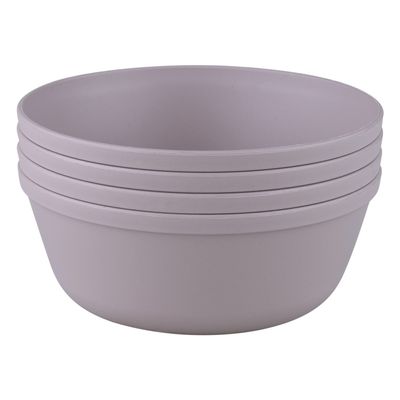Conjunto de 4 Bowls 450ml BO0103 São Bernardo Cinza