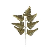 Folha Samambaia DeA X7 Dourado 50cm