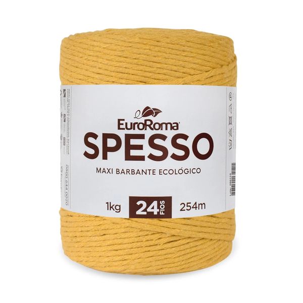 Barbante Spesso Euroroma 4x24 1kg 254m Mostarda
