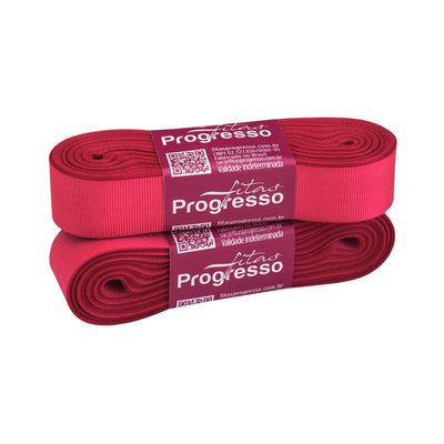 Fita de Gorgurão Progresso GP Nº05 22mm Peça com 10m Rosa Cítrico 279