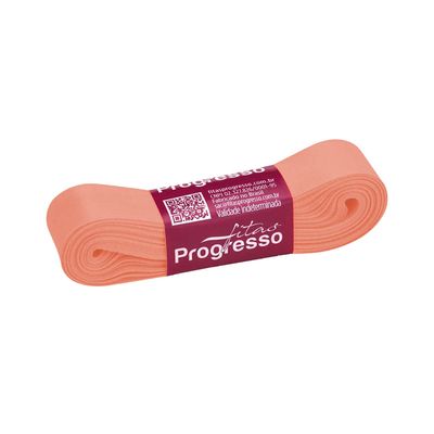 Fita de Gorgurão Progresso GP Nº05 22mm Peça com 10m Salmon 392