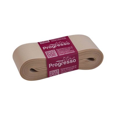 Fita de Gorgurão Progresso GP Nº09 38mm Peça com 10m Baunilha 1310
