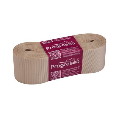 Fita de Gorgurão Progresso GP Nº09 38mm Peça com 10m Baunilha 1310