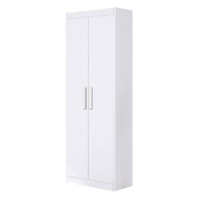 Guarda Roupa Casal Porto 8 Portas 4 Gavetas E Armário Multiuso 2 Portas 2000191 Branco Tx – Aramóveis