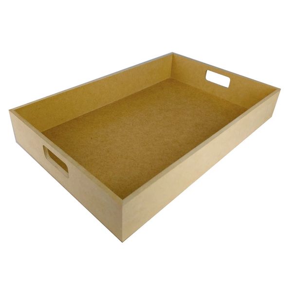 Bandeja Mdf Serena Fabricando Arte Média 6X36X26 Bandeja Mdf Serena Fabricando Arte Média 6X36X26