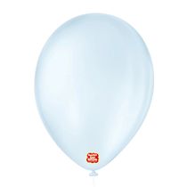 Balão São Roque Numero 9 Candy Azul com 25 Unidades
